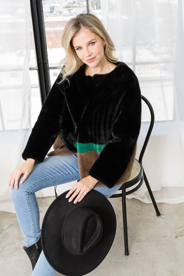 Jaice Fur Jacket - JOH APPAREL - Banebrook Collections