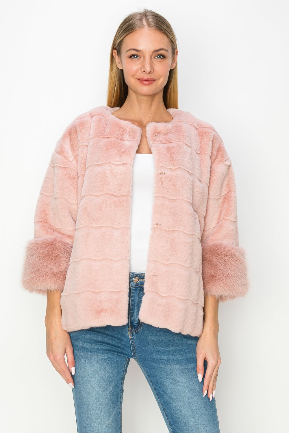 Jina Fur Jacket - JOH APPAREL - Banebrook Collections