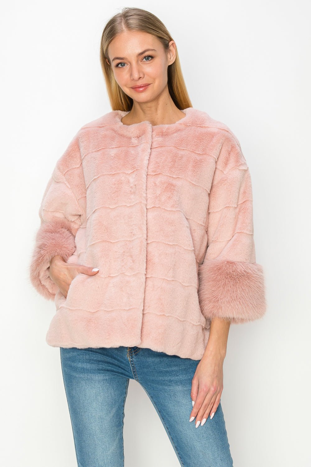 Jina Fur Jacket - JOH APPAREL - Banebrook Collections