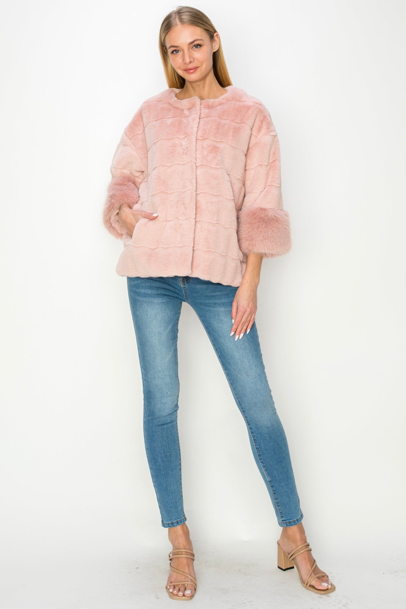 Jina Fur Jacket - JOH APPAREL - Banebrook Collections