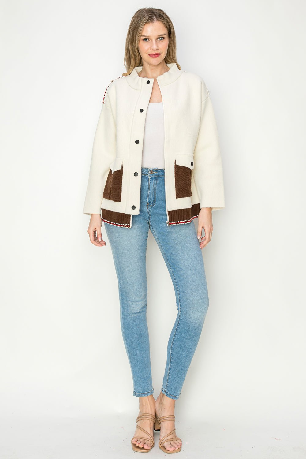 Joan Knitted Sweater Jacket - JOH APPAREL - Banebrook Collections