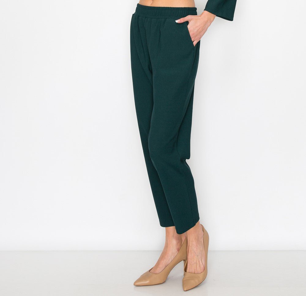 Kellie Crepe Knit Pant - JOH APPAREL - Banebrook Collections