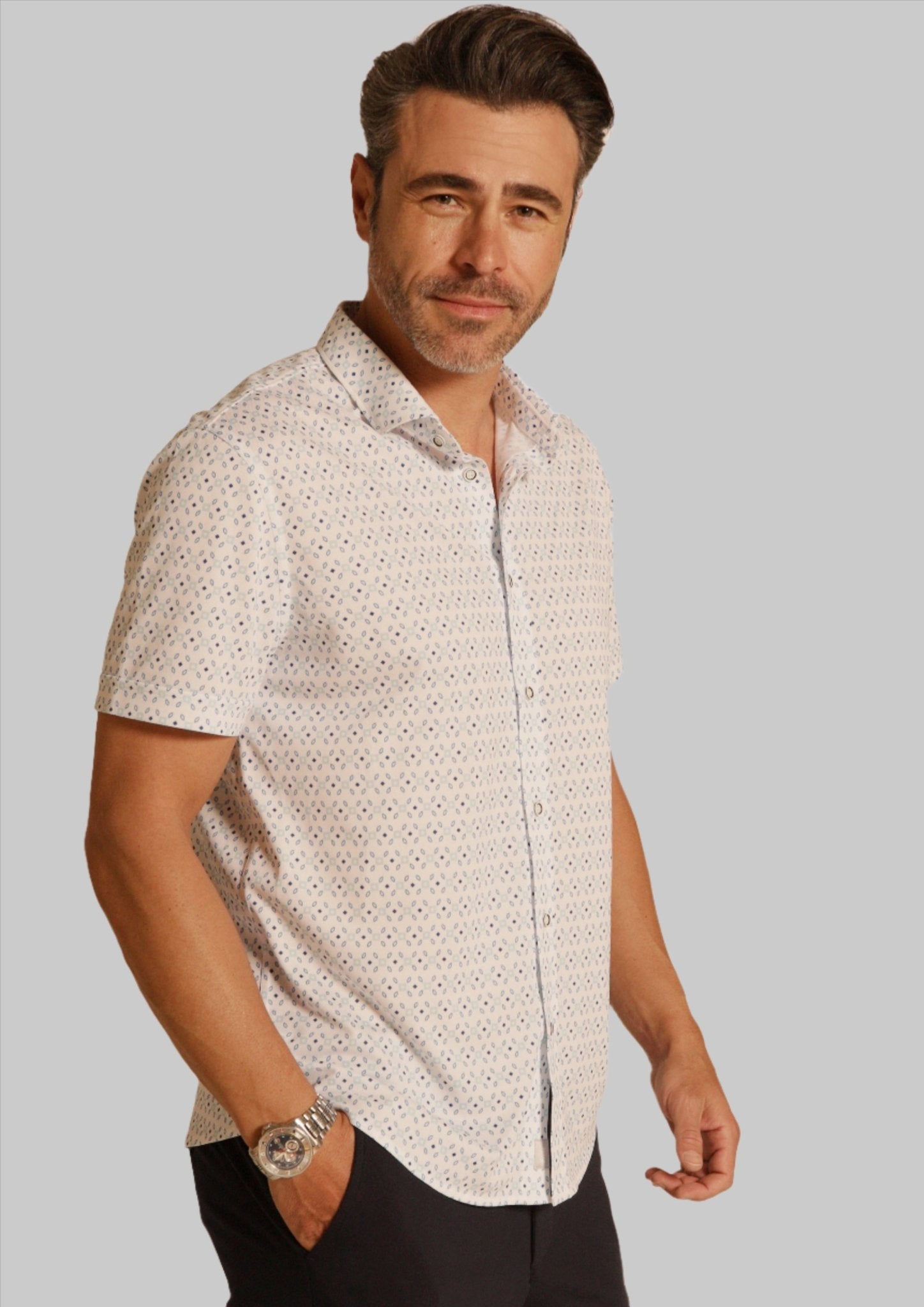 Loose Leaf Short Sleeve Tech Shirt - BUKI - Banebrook Collections