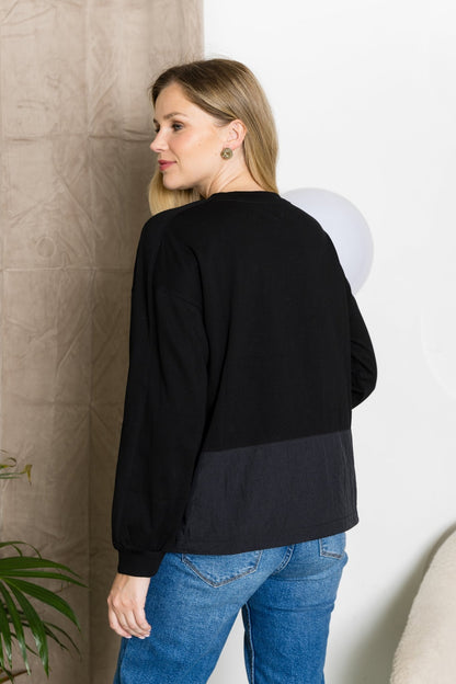 Rachel Top with Embroidery & Pearls - JOH APPAREL - Banebrook Collections