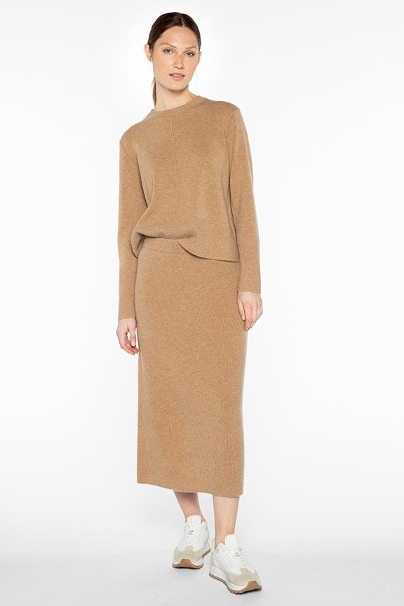 Rib Skirt - KINROSS CASHMERE - Banebrook Collections