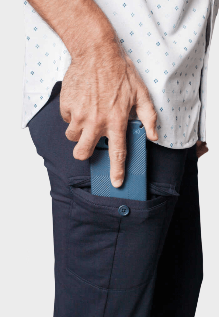 Venture Cargo Pants Navy - BUKI - Banebrook Collections