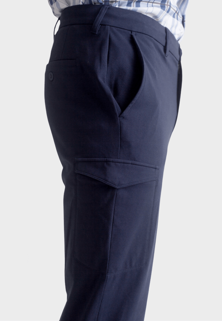 Venture Cargo Pants Navy - BUKI - Banebrook Collections