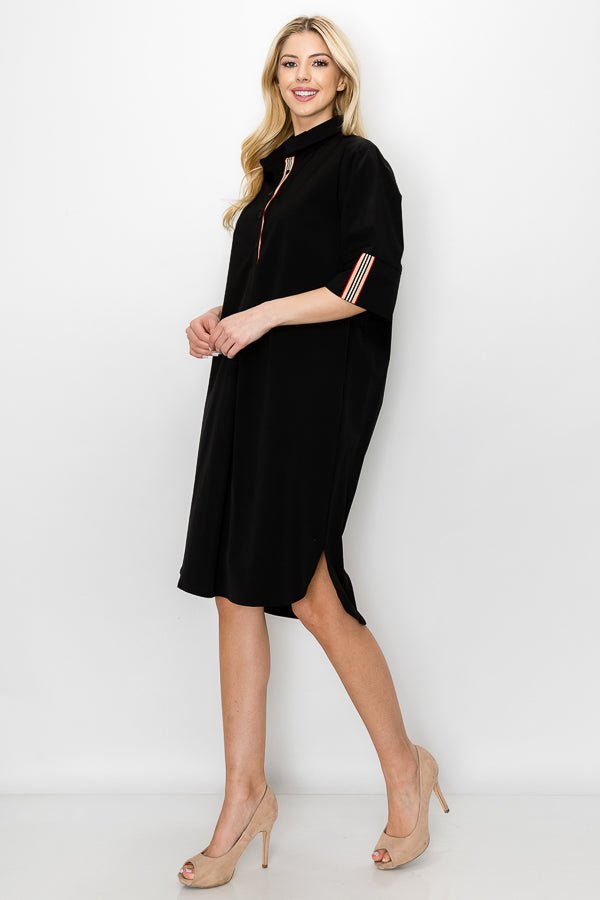 Wendi Woven Tunic Dress - JOH APPAREL - Banebrook Collections