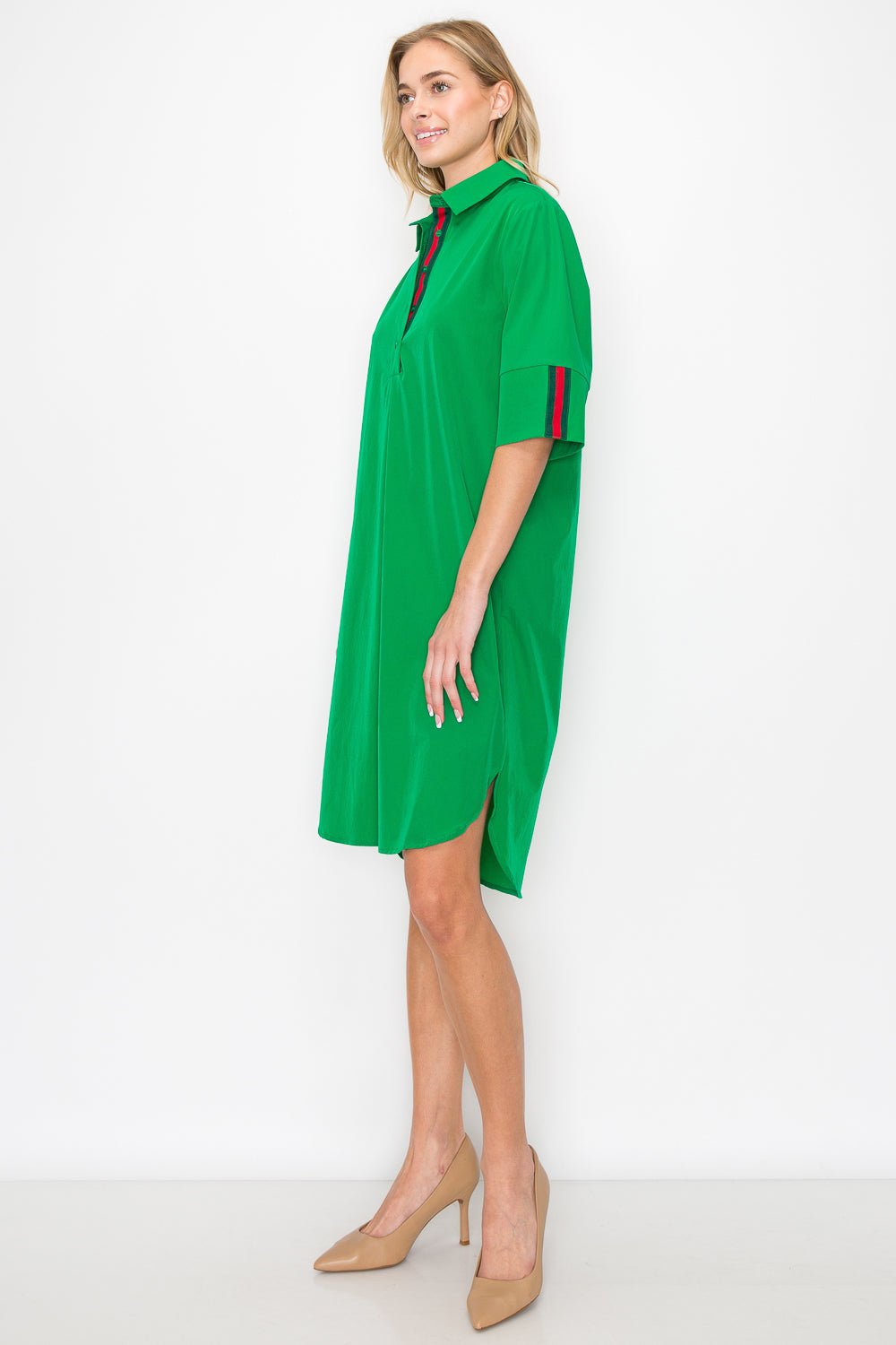 Wendi Woven Tunic Dress - JOH APPAREL - Banebrook Collections