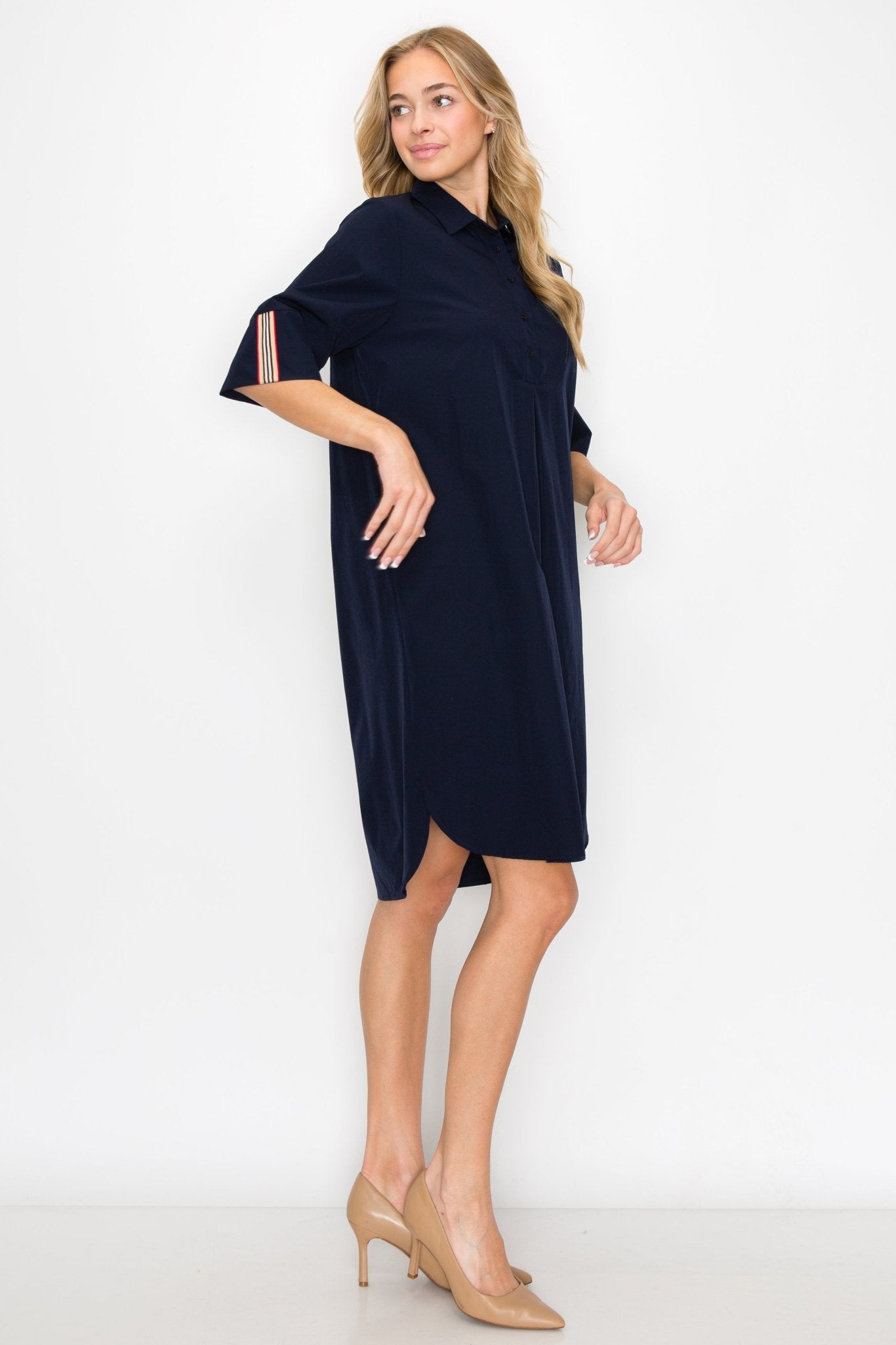 Wendi Woven Tunic Dress - JOH APPAREL - Banebrook Collections