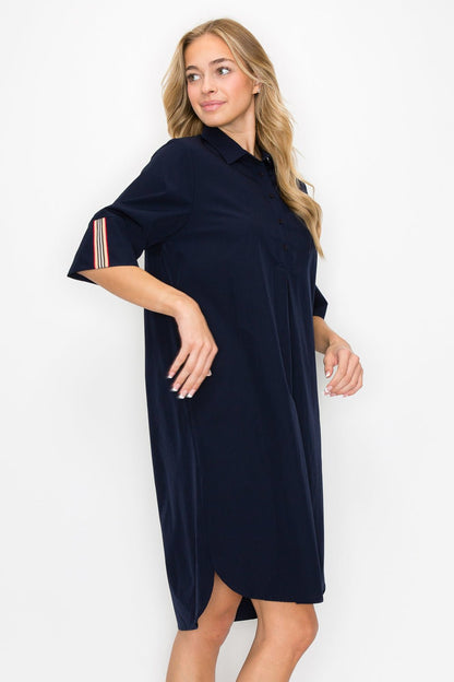 Wendi Woven Tunic Dress - JOH APPAREL - Banebrook Collections