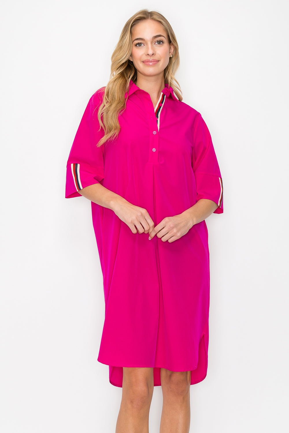Wendi Woven Tunic Dress - JOH APPAREL - Banebrook Collections