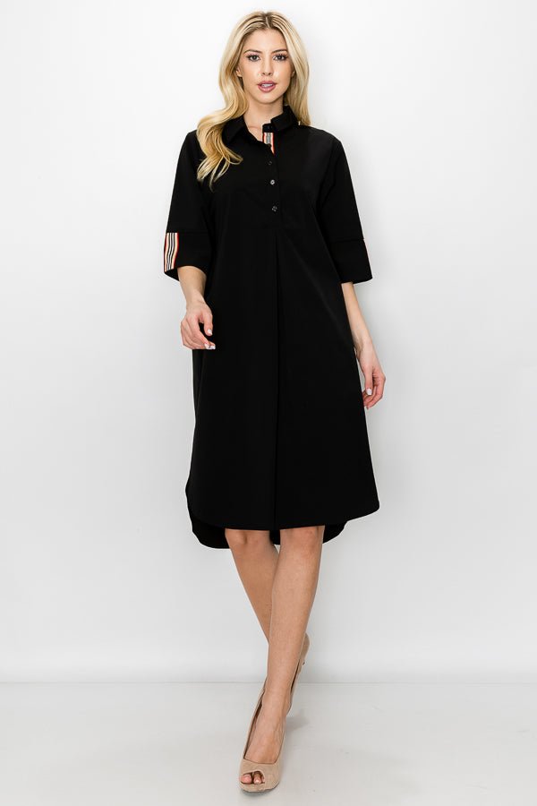 Wendi Woven Tunic Dress - JOH APPAREL - Banebrook Collections