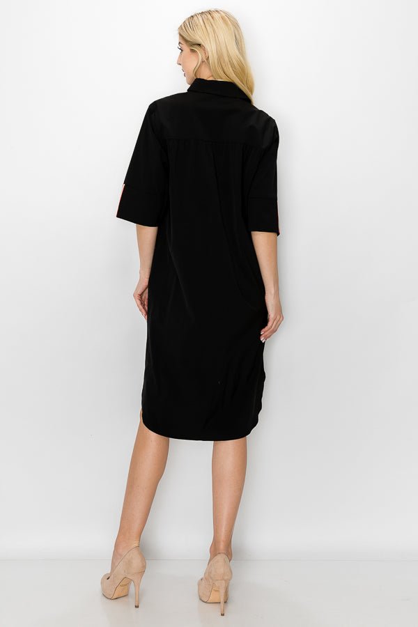 Wendi Woven Tunic Dress - JOH APPAREL - Banebrook Collections