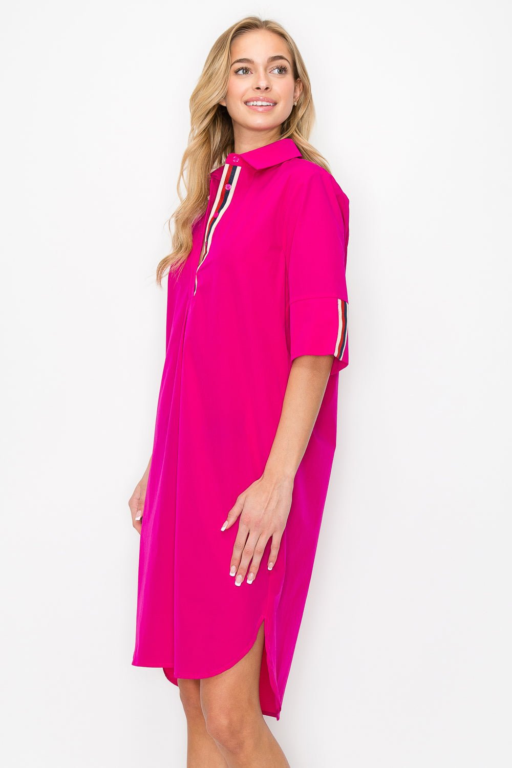 Wendi Woven Tunic Dress - JOH APPAREL - Banebrook Collections