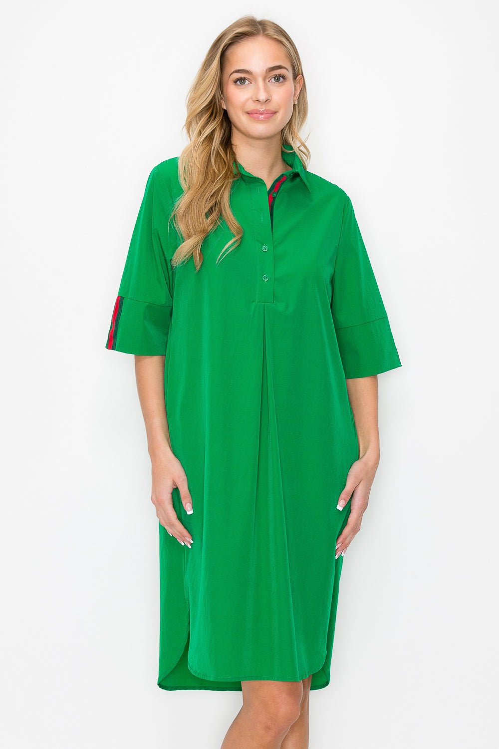 Wendi Woven Tunic Dress - JOH APPAREL - Banebrook Collections