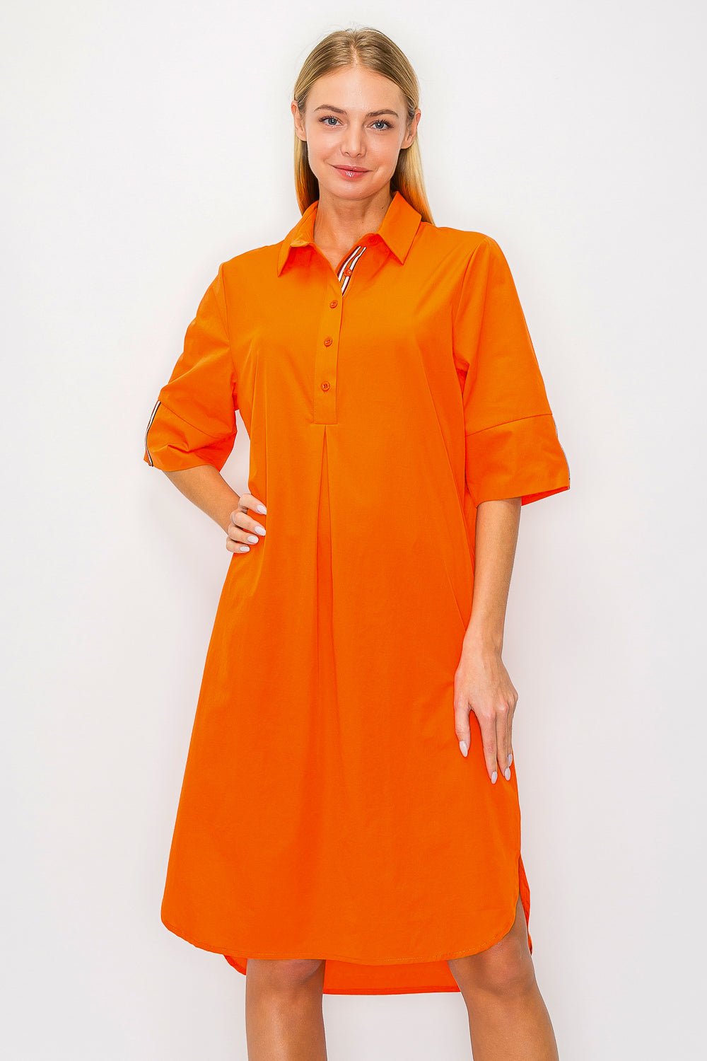 Wendi Woven Tunic Dress - JOH APPAREL - Banebrook Collections